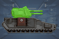 Turret Frontand Sides side view