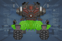 Undercarriage front view