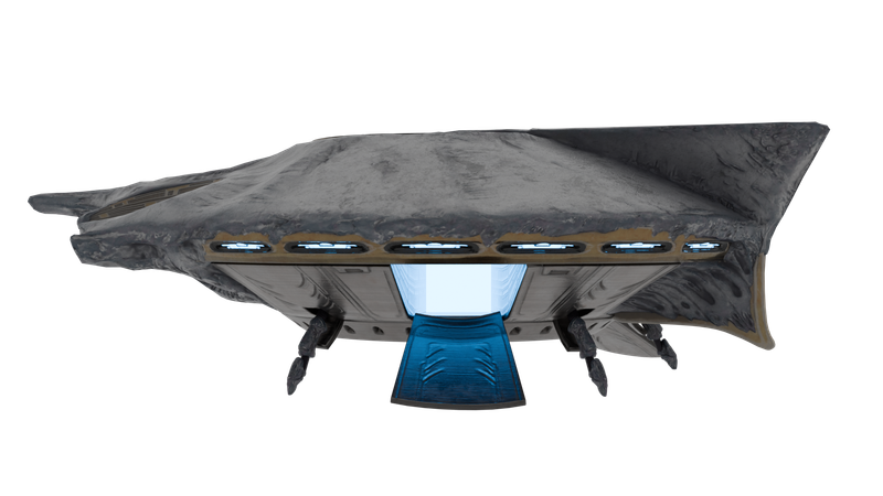Grounded Warp Ship