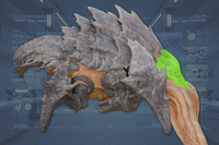 Head side view